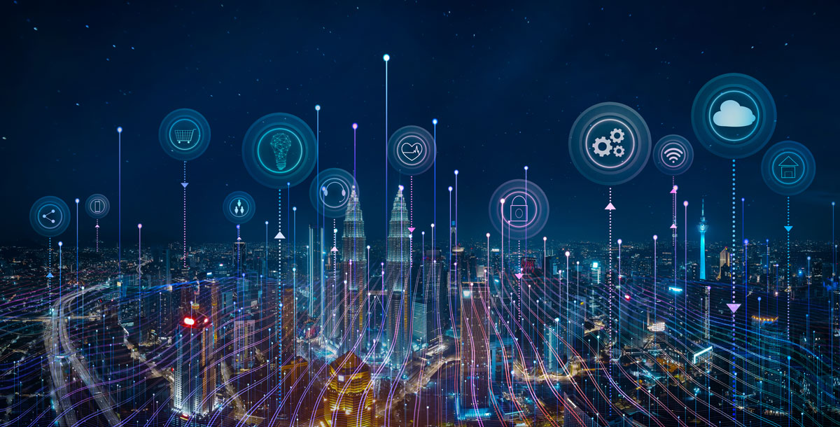 ¿Cuál es el objetivo del internet de las cosas en las ciudades inteligentes?