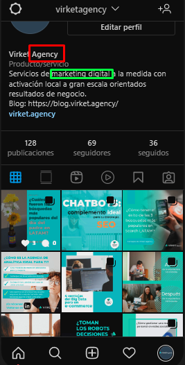 Cómo hacer SEO en Instagram: usar palabras clave